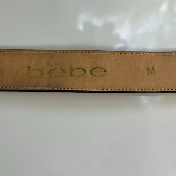 Women\'s BeBe Belt with Gold Buckle main image 6